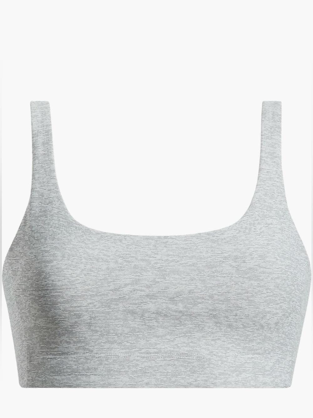NWOT • Outdoor Voices Double Time Mélange Sports Bra in “Dove” • Size Large